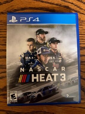 NASCAR Heat 3 - Sony PlayStation 4 PS4 Game Tested EUC No Manual